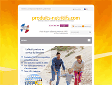 Tablet Screenshot of produits-nutritifs.com